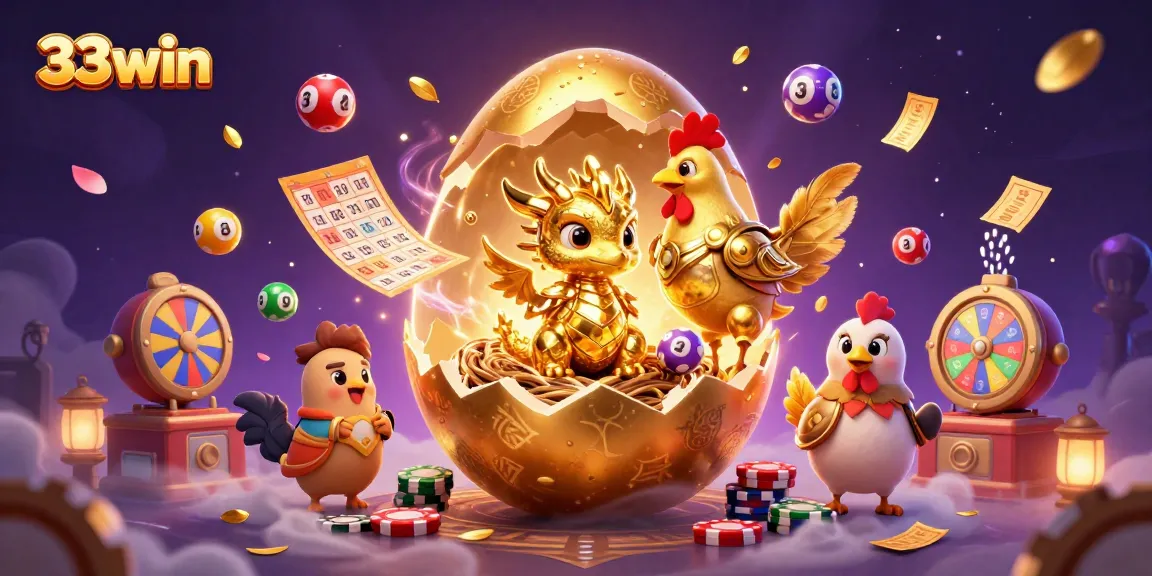 Experience the thrill of winning with the vibrant 33win golden dragon and casino elements.