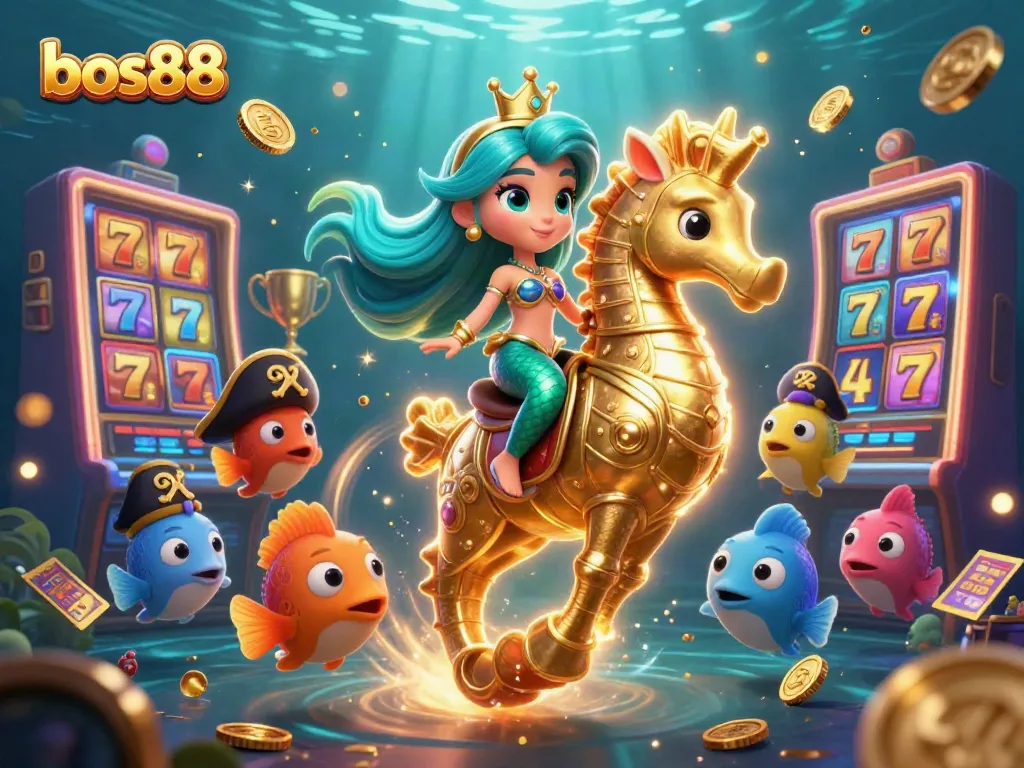Experience the immersive world of bos88 with vibrant characters and dynamic slot game elements, showcasing the excitement of online gaming.